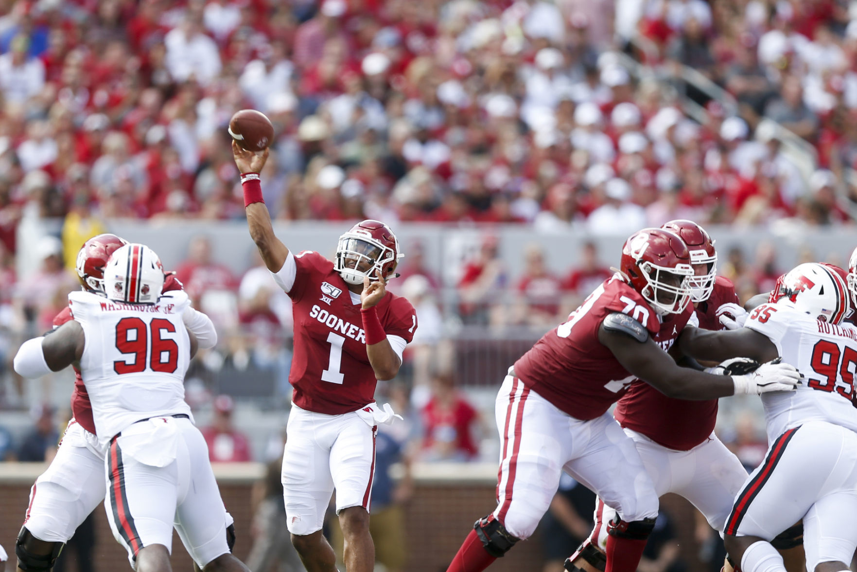 Jalen Hurts in 2019